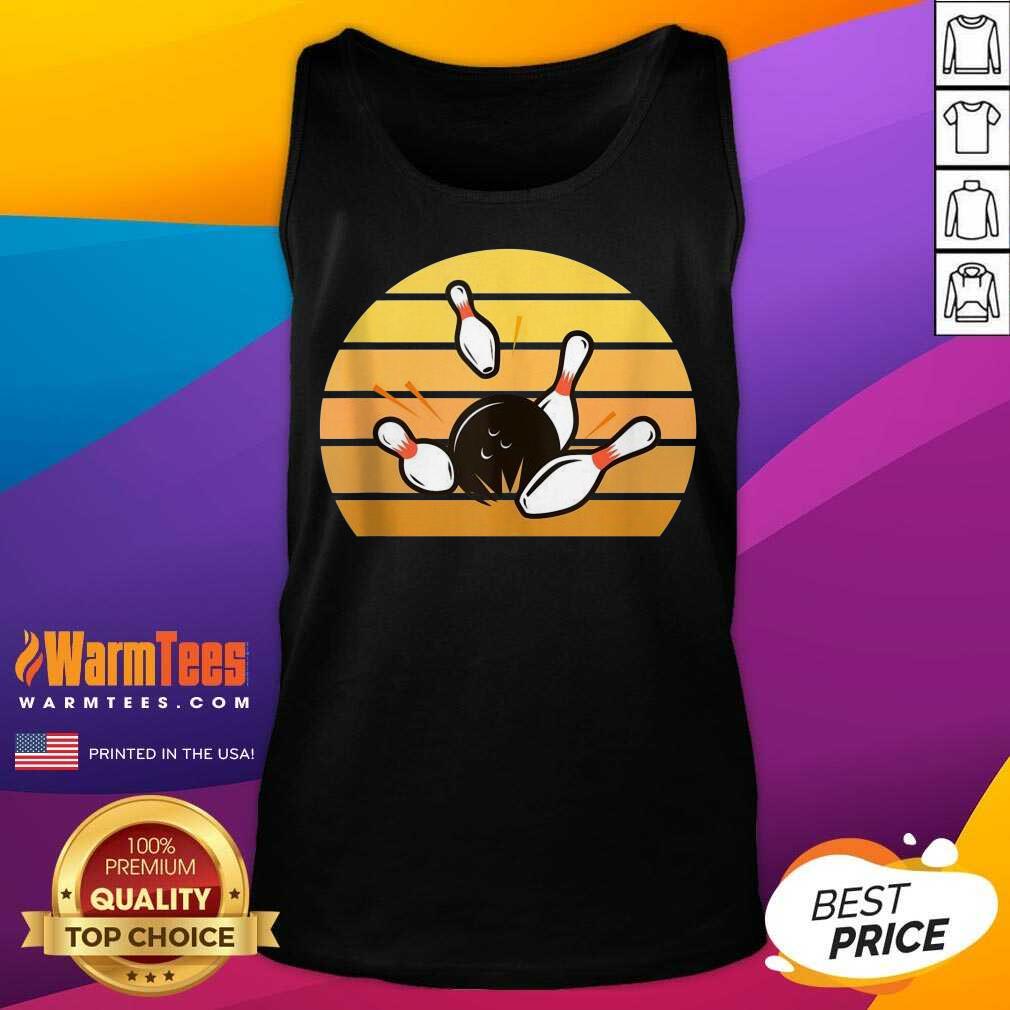 Pretty Retro Bowling Sunset Shirt
