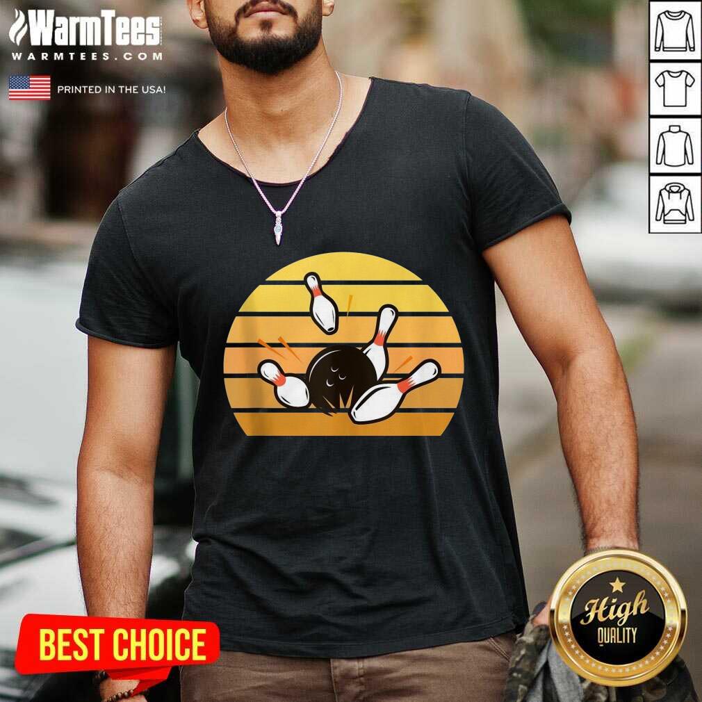 Pretty Retro Bowling Sunset Shirt