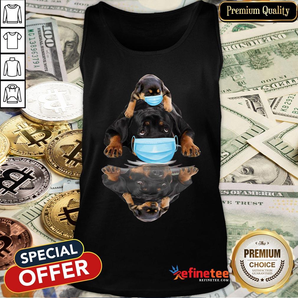 Pretty Rottweilers Mask Water Mirror Shirt