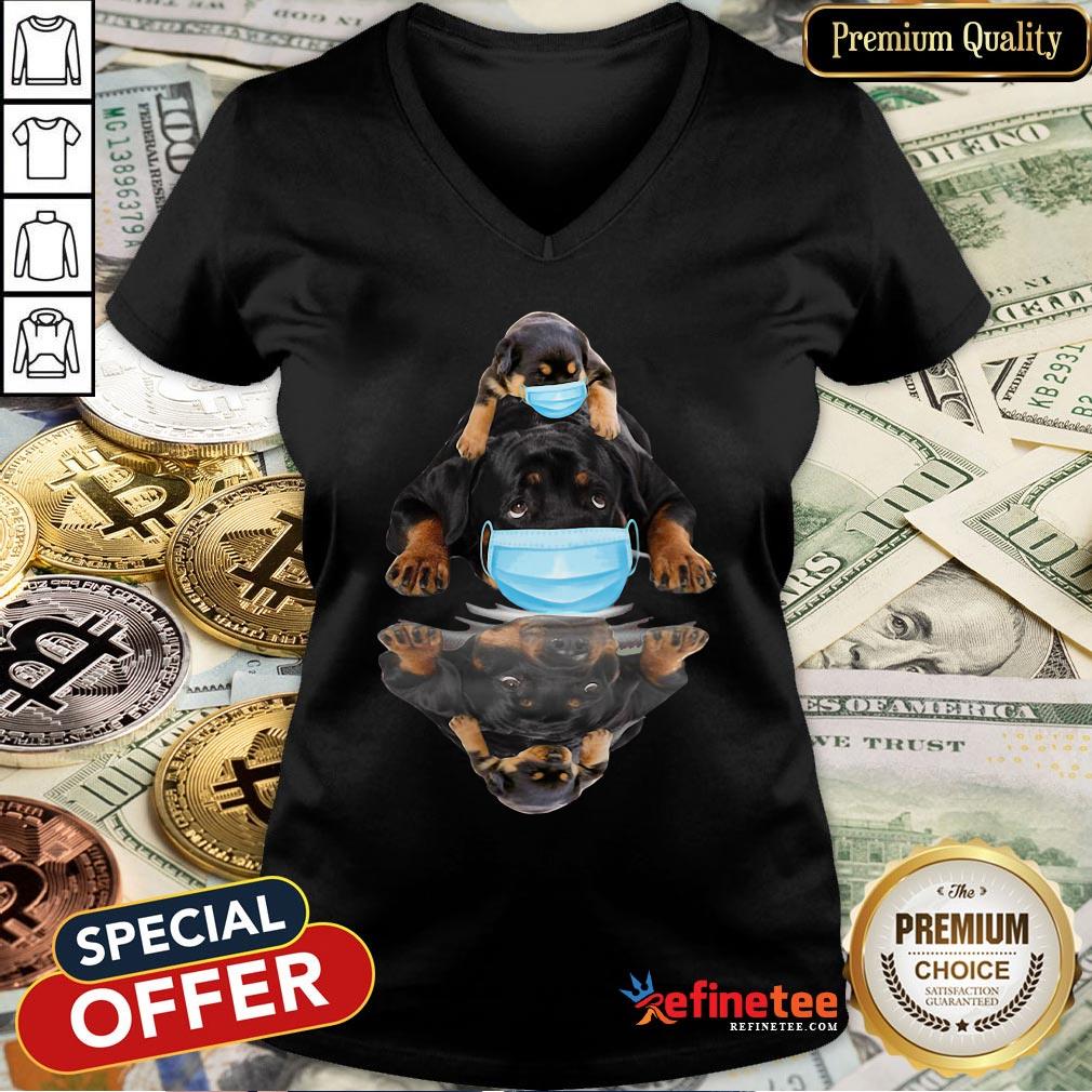 Pretty Rottweilers Mask Water Mirror Shirt