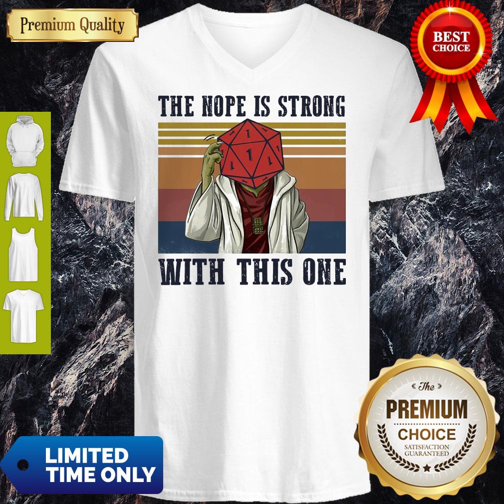 Pretty Vintage Star Wars Yoga The Nope Is Strong With This One Shirt
