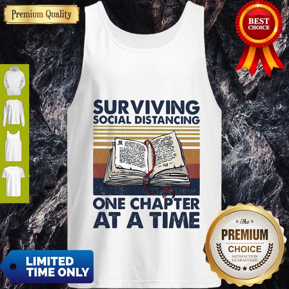 Pretty Vintage Surviving Social Distancing One Chapter At A Time Book Shirt