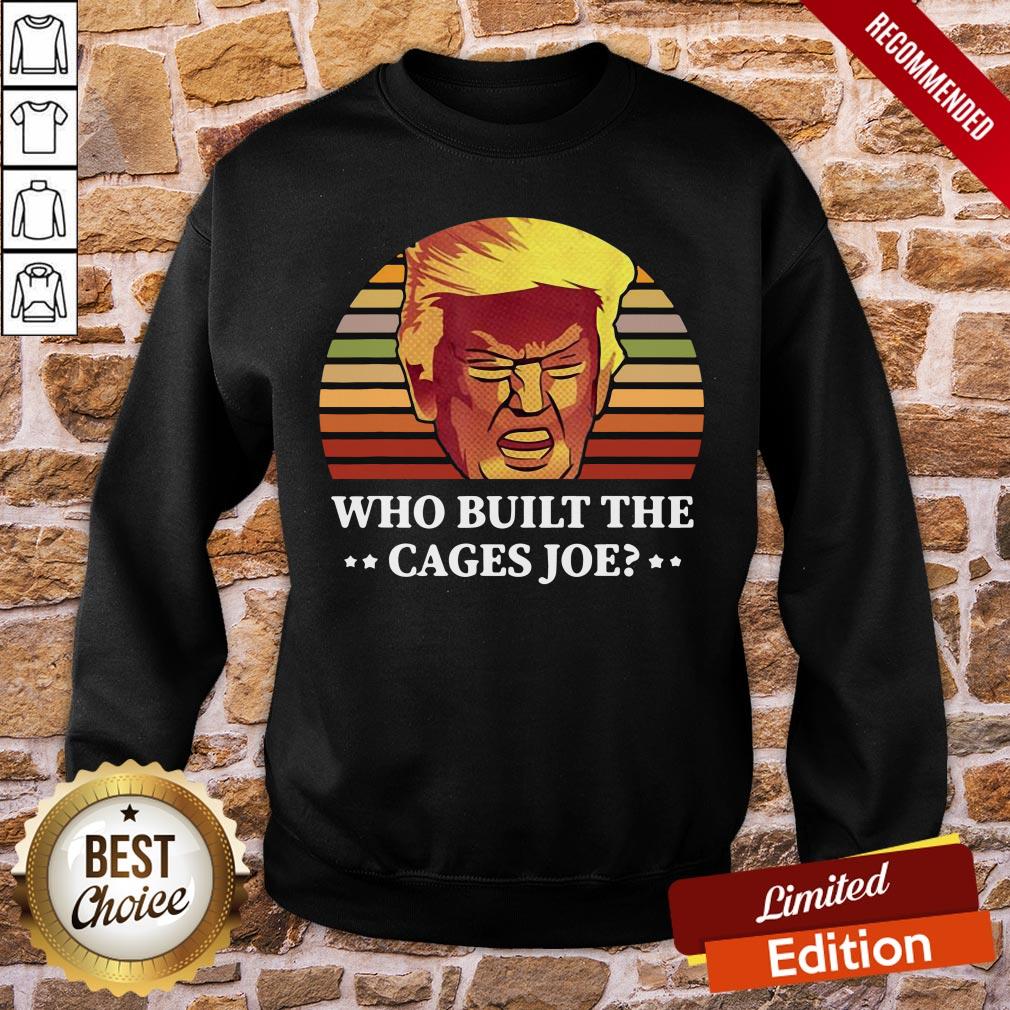 Pretty Who Built The Cages Joe Donald Trump Final President Debate 2020 Shirt