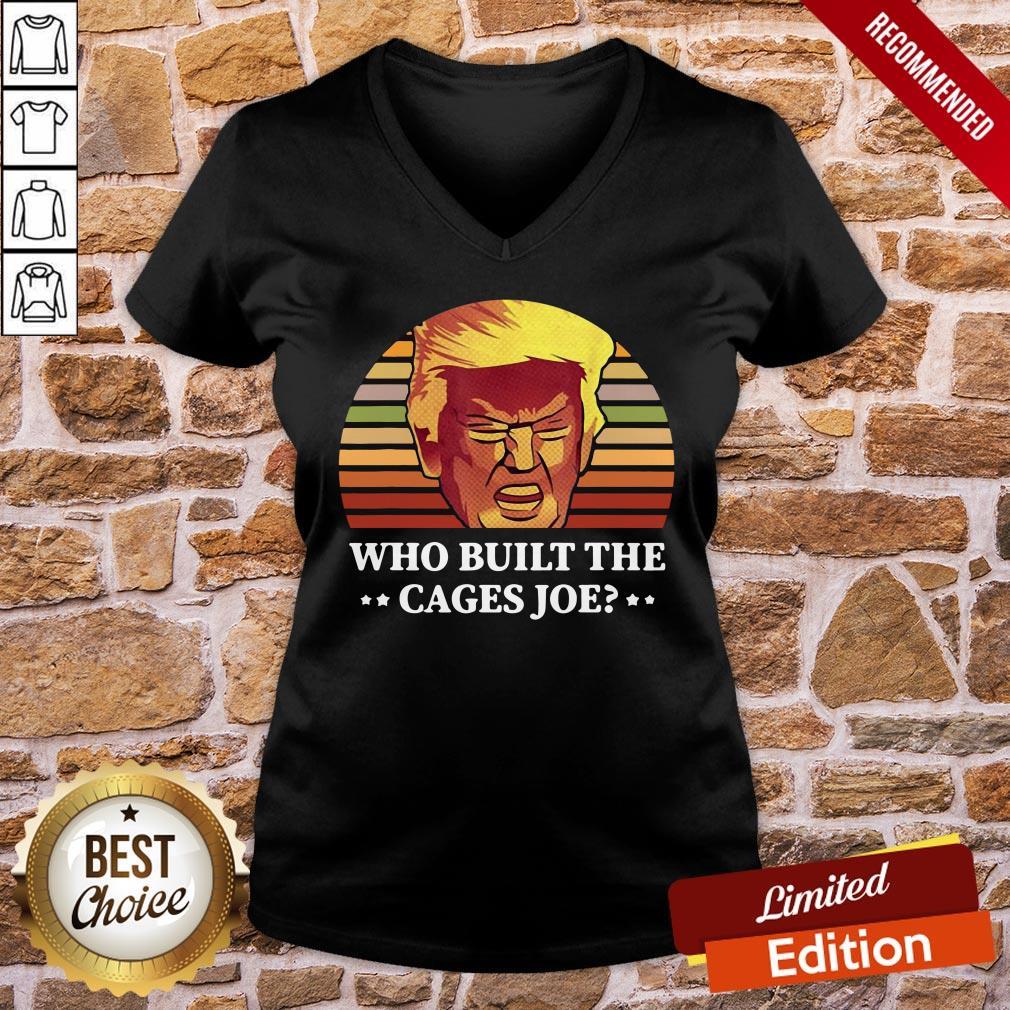 Pretty Who Built The Cages Joe Donald Trump Final President Debate 2020 Shirt