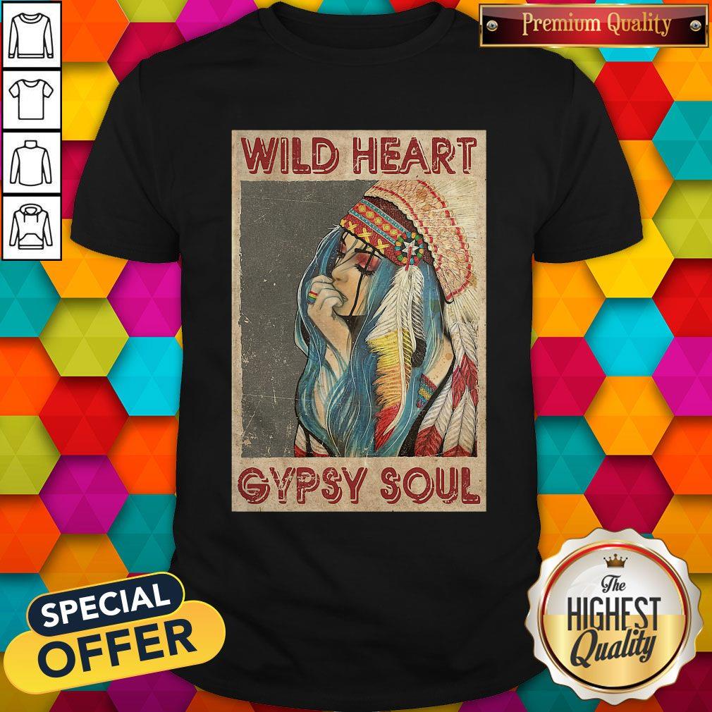 Pretty Wild Heart Gul Shirt