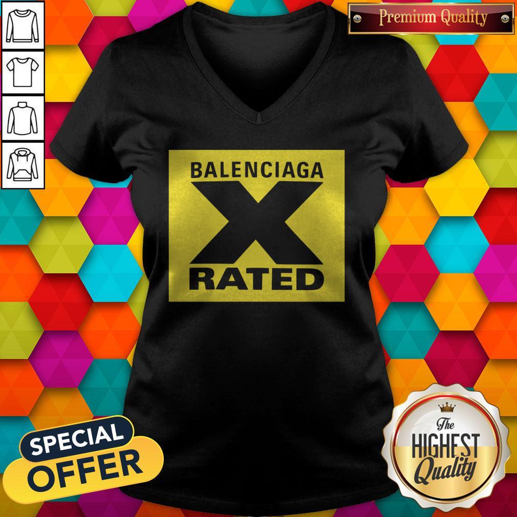 Pretty X Rated Large Balenciaga Yellow T-Shirts