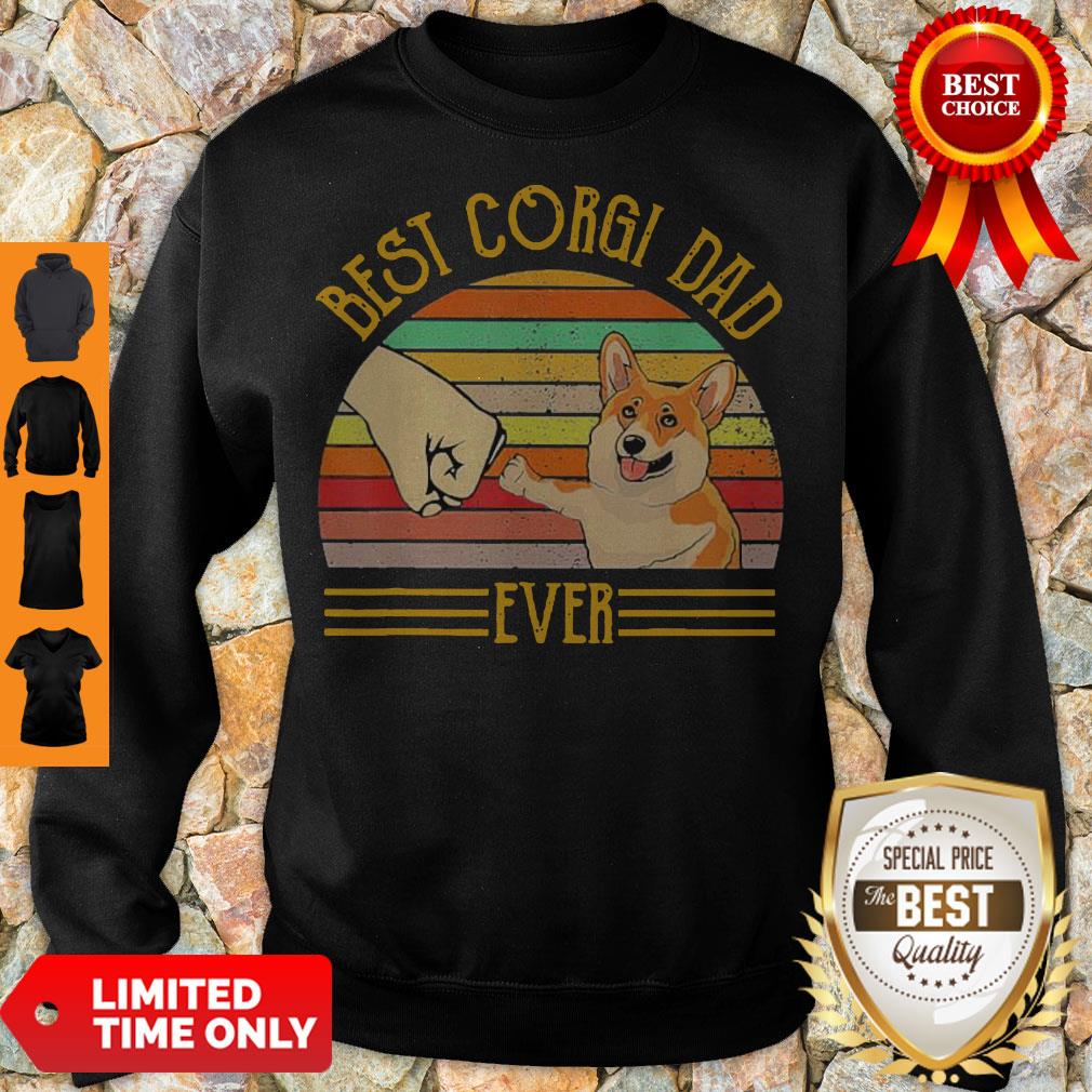 Pro Bear Corgi Dad Ever Vintage Shirt