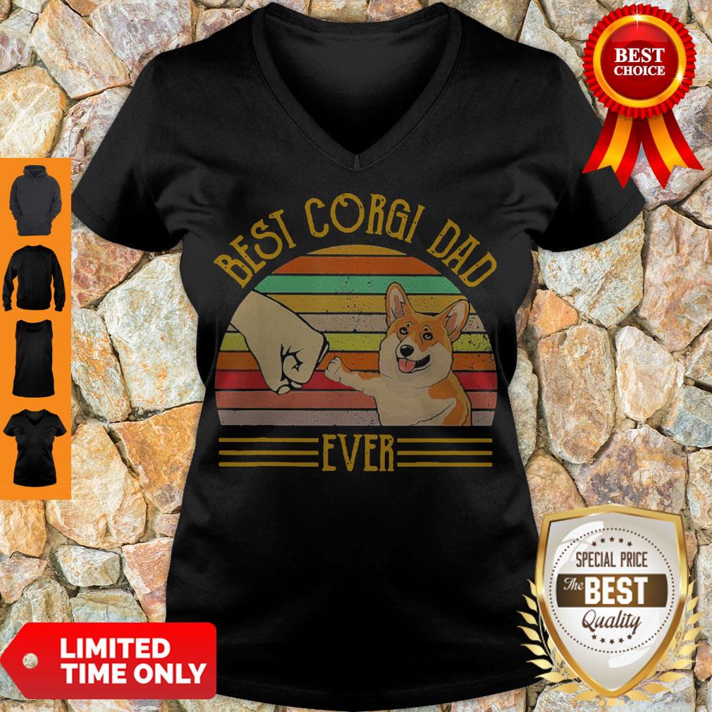 Pro Bear Corgi Dad Ever Vintage Shirt