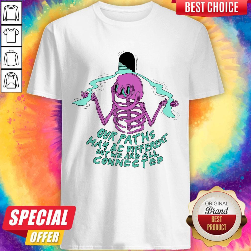 Pro Our Path's May Be Different But We Are All Connected Halloween Shirt