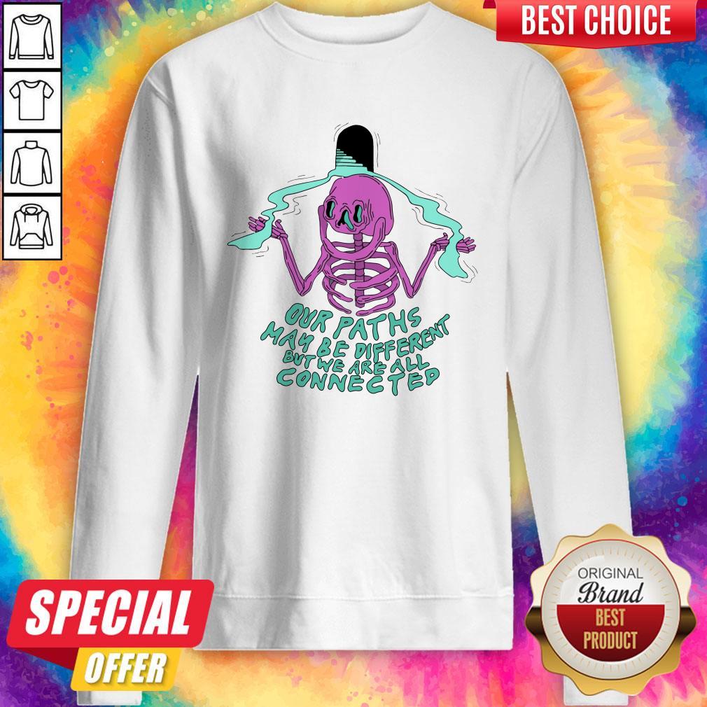Pro Our Path's May Be Different But We Are All Connected Halloween Shirt