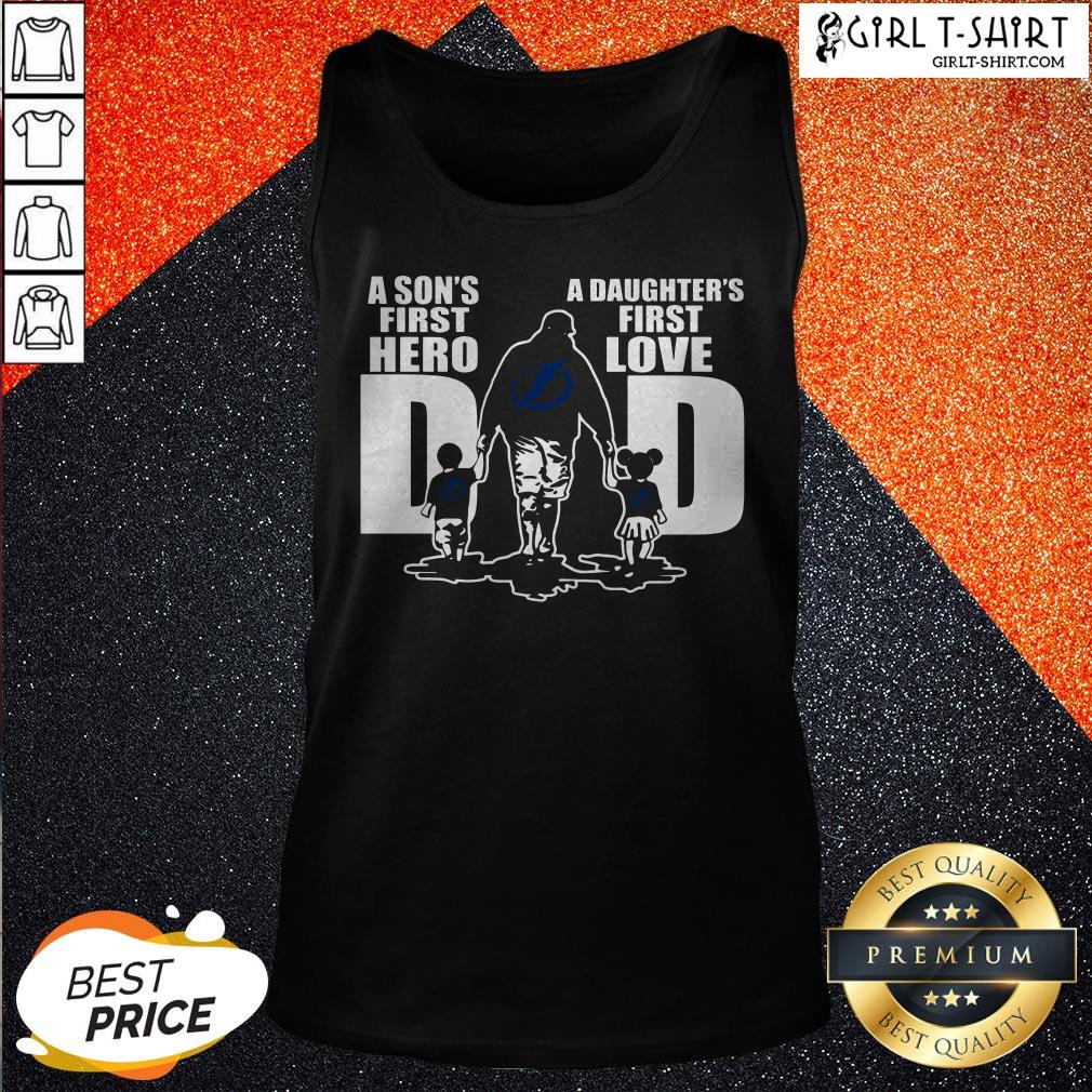 Pro Tampa Bay Lightning Dad First Hero A Daughter’s First Love Shirt