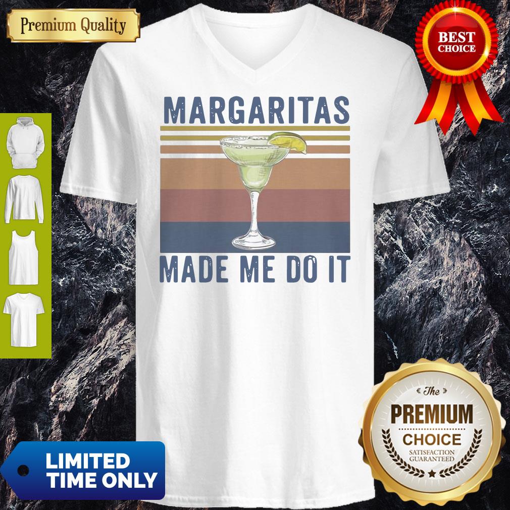 Pro Vintage Margaritas Made Me Do It Shirt