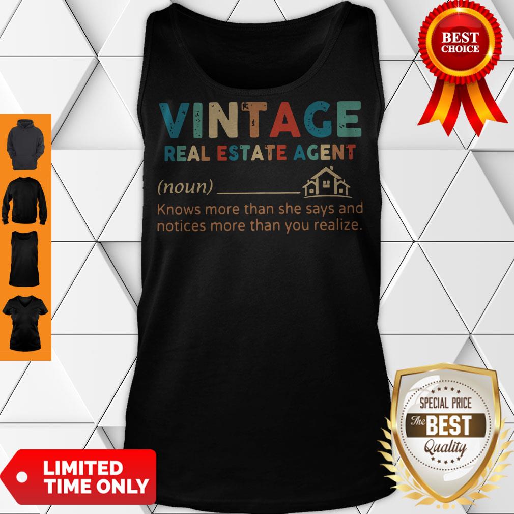 Pro Vintage Real Estate Agent Define Knows More Than Classic Shirt
