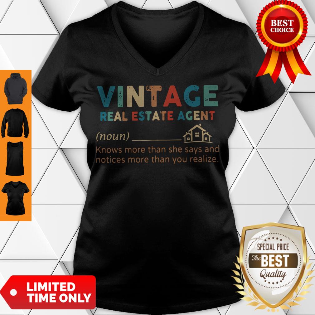 Pro Vintage Real Estate Agent Define Knows More Than Classic Shirt