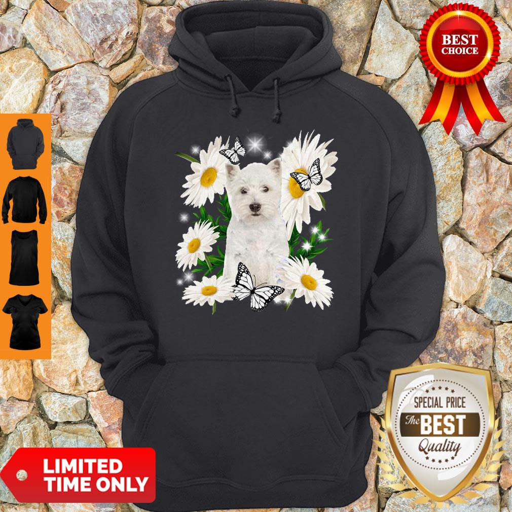 Pro West Highland White Terrier Daisy Flower Classic T-Shirt