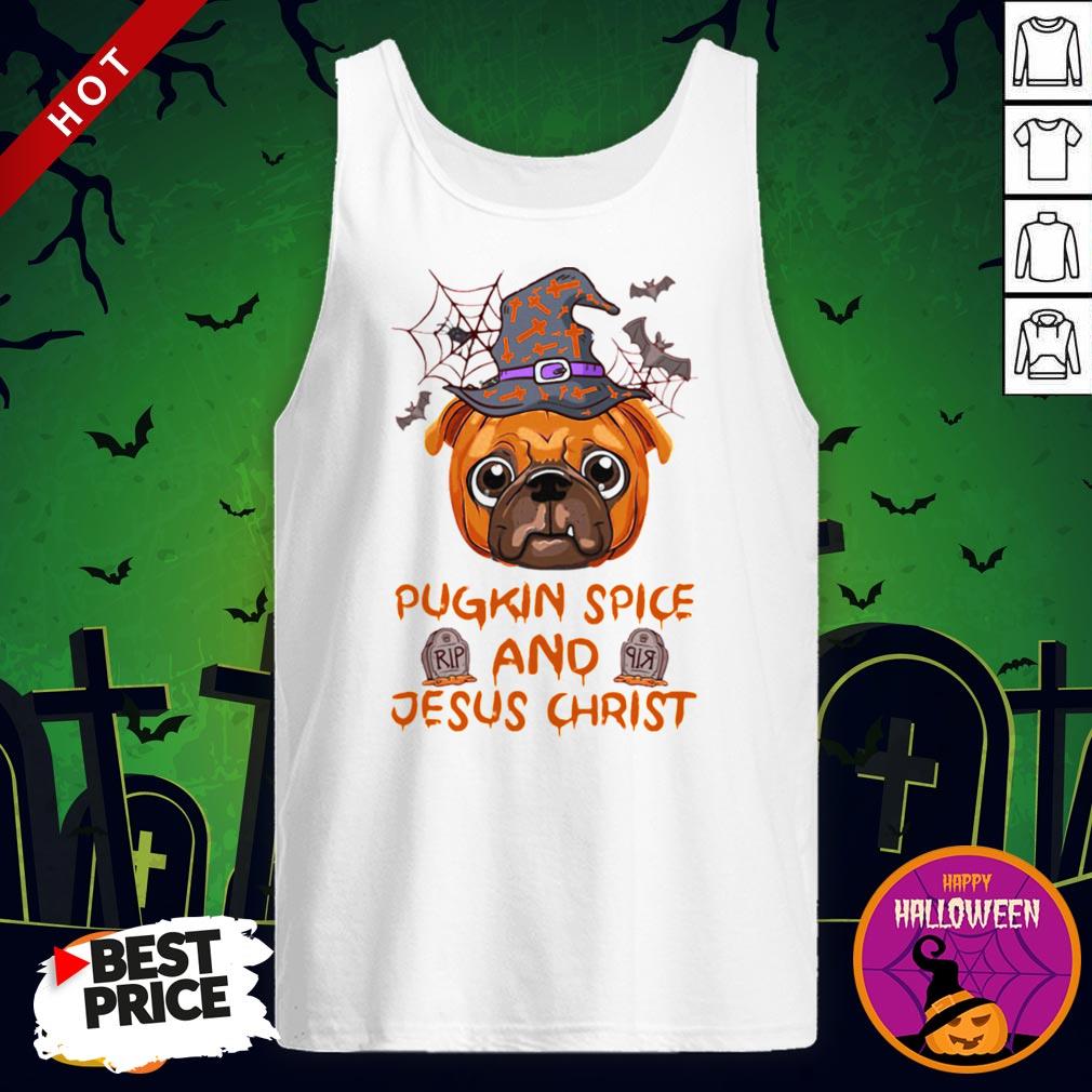 Pugkin Pice And Jesus Christ Halloween Shirt