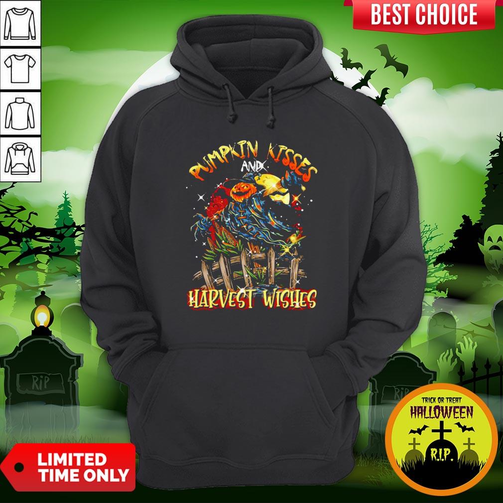 Pumpkin Kisses And Harvest Wishes Shirt
