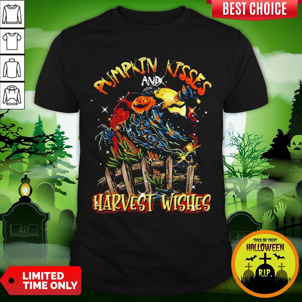 Pumpkin Kisses And Harvest Wishes Shirt