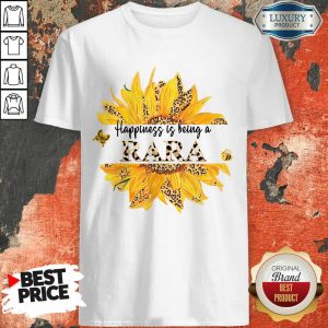 Sunflower Leopard Happiness Is Being A Rara Shirt