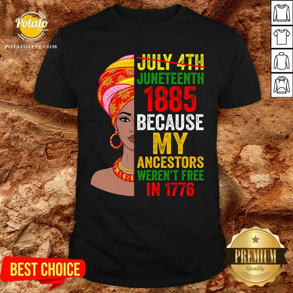 Juneteenth Queen Melanin African American Women Shirt