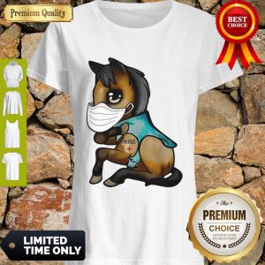 Good Horse Mask Nurse Tattoos Coronavirus Shirt