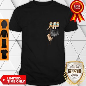 Good Golden Retrievers Mask In Pocket Shirt