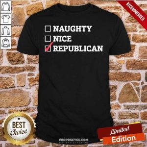 Awesome Naughty Nice Republican Shirt