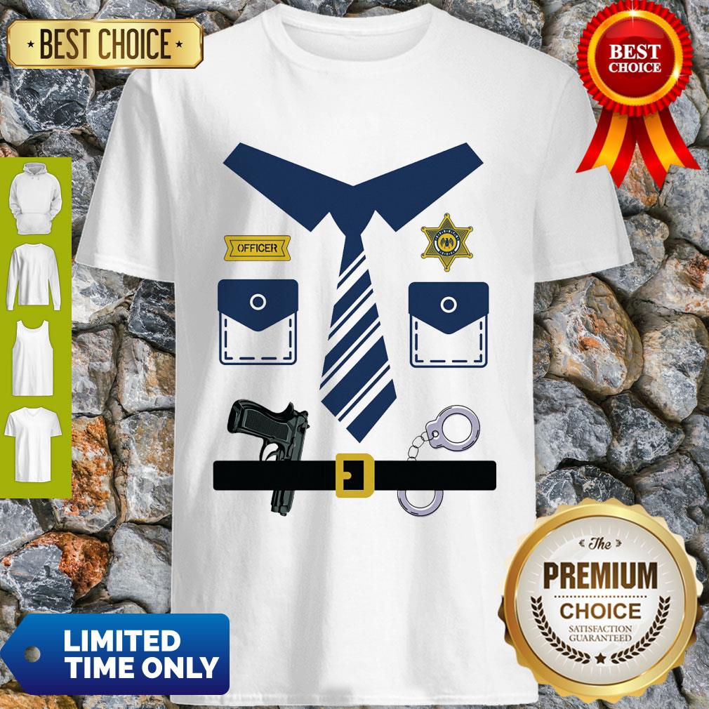 Police Woman – Policeman – Easy Halloween Costume Shirt
