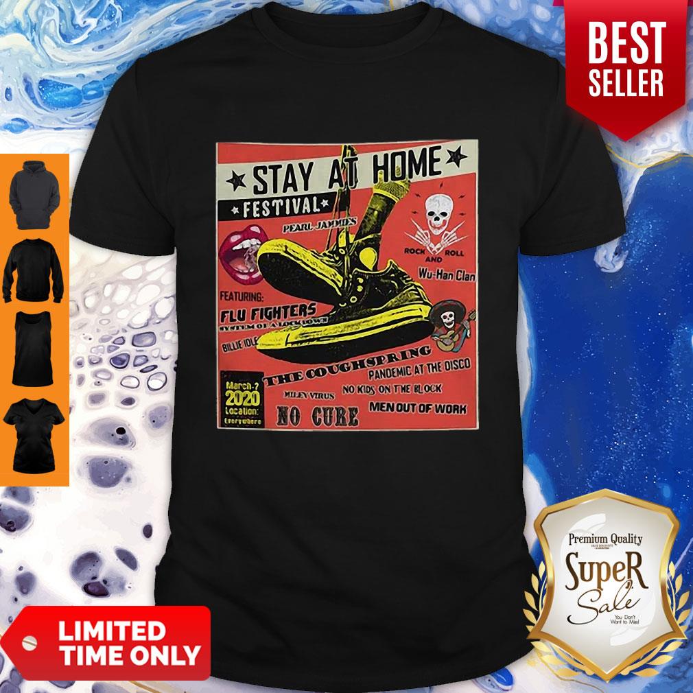 Stay At Home Festival The Coughspring Wu-Han Clan Shirt