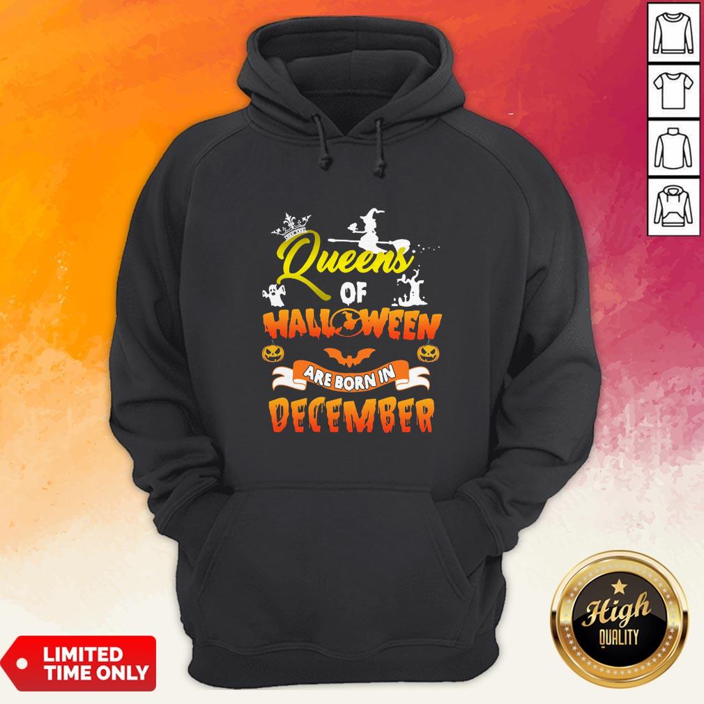 Queen Of Halloween Are Born In December Shirt