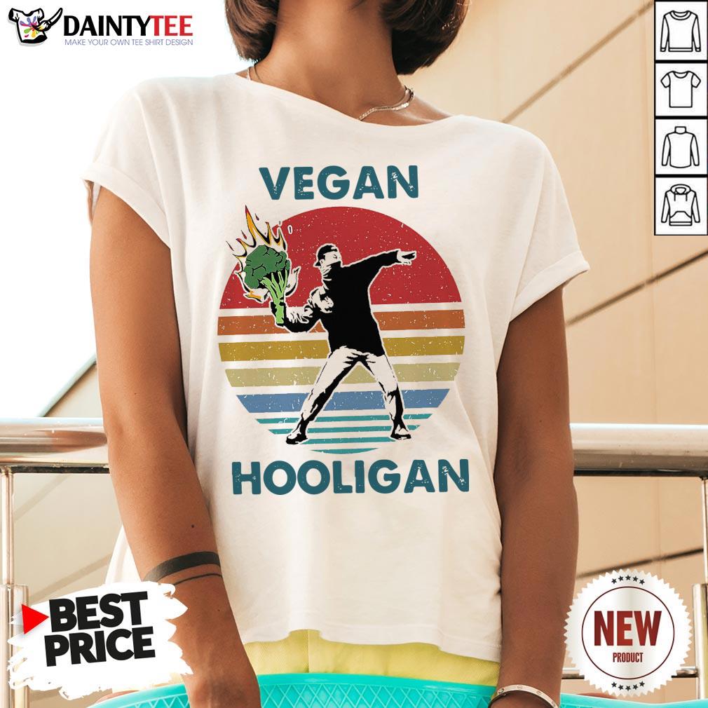 Vegan Hooligan Vintage Retro Shirt