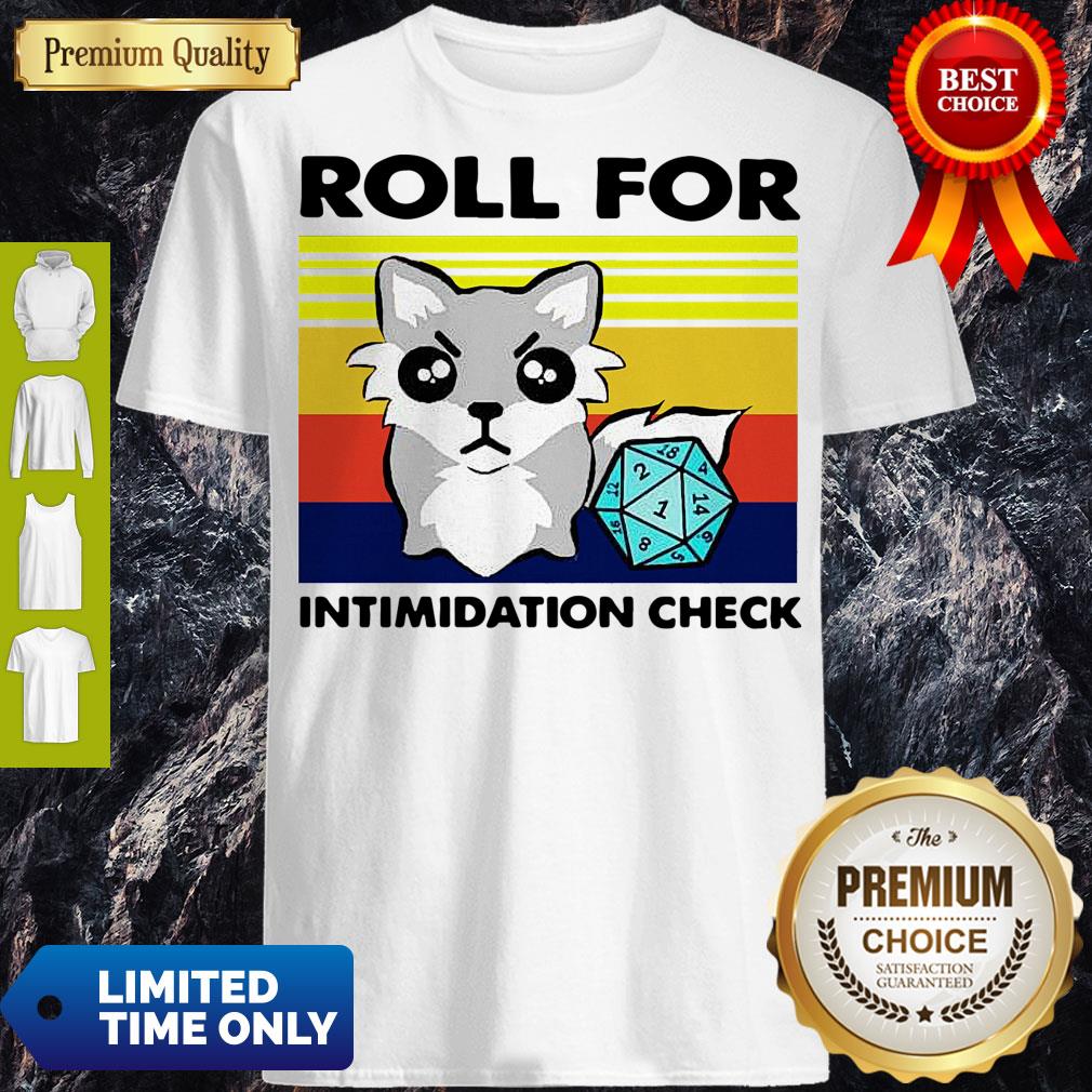 Premium Roll For Intimidation Check Shirt