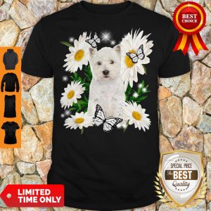 Pro West Highland White Terrier Daisy Flower Classic T-Shirt
