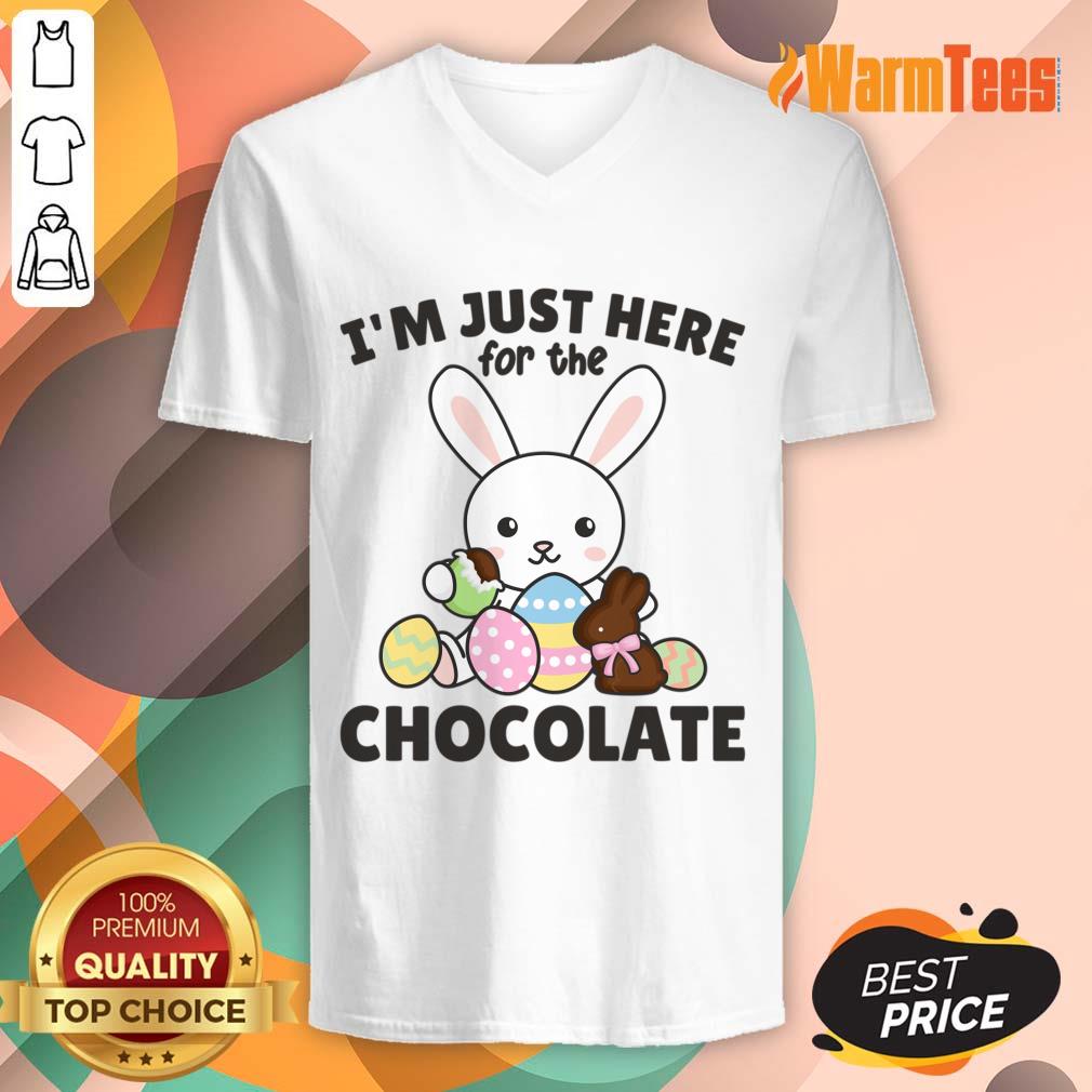 Rabbit I'm Just Here For The Chocolate Shirt