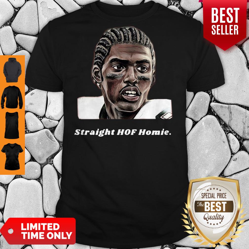 Randy Moss Minnesota Vikings New England Patriots Straight Hof Homie T-Shirt