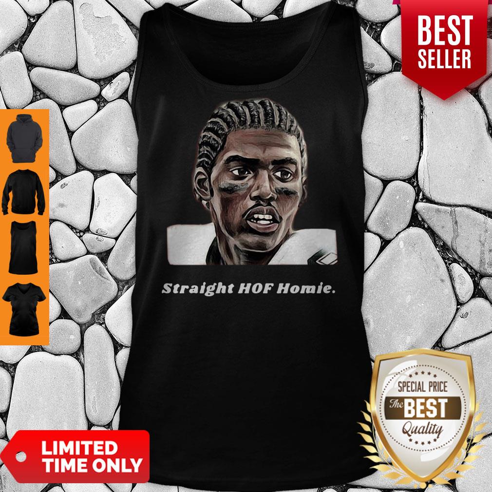 Randy Moss Minnesota Vikings New England Patriots Straight Hof Homie T-Shirt