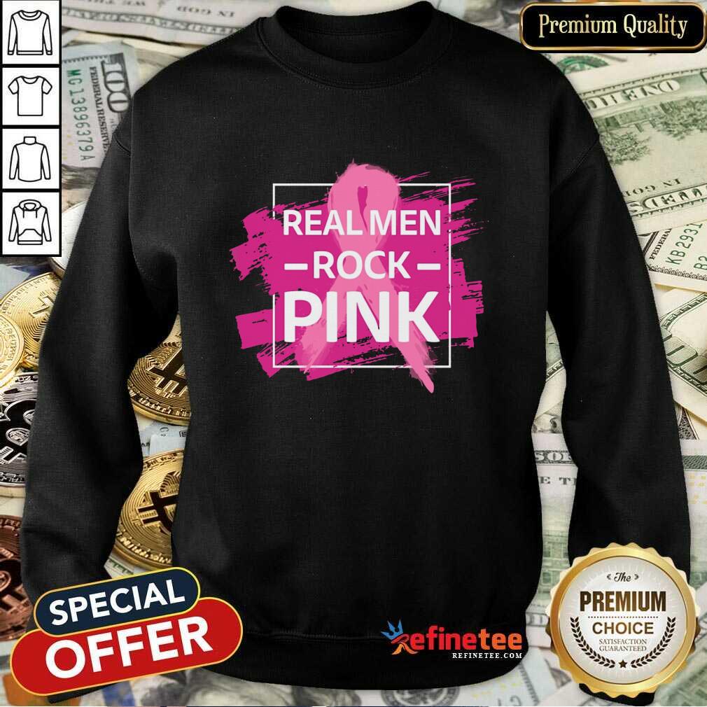 Real Men Rock Pink Shirt