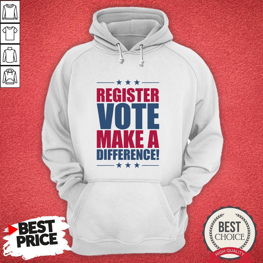 Register Vote Make A Difference America Stars Shirt