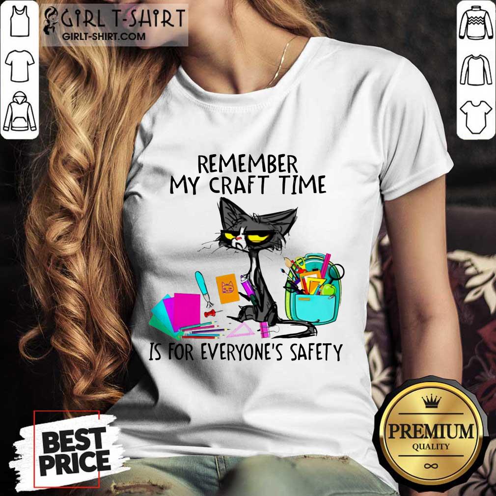 Remember My Craft Time Cat Shirt