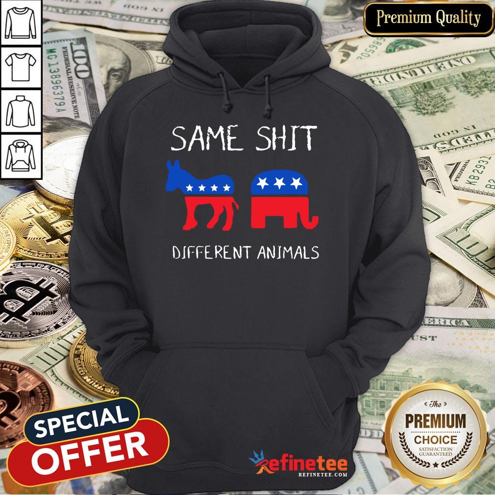 Republican And Democratic Same Shit Different Animals Shirt