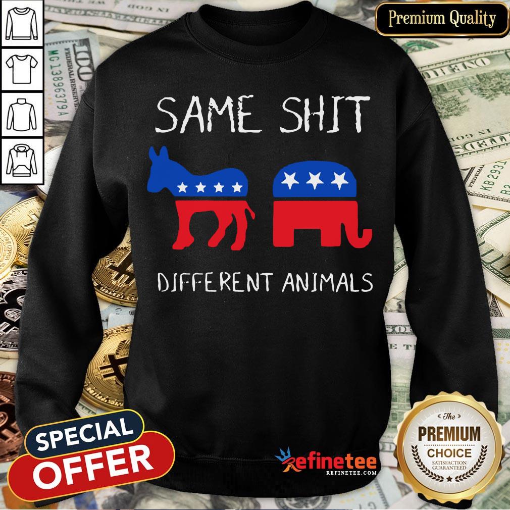 Republican And Democratic Same Shit Different Animals Shirt