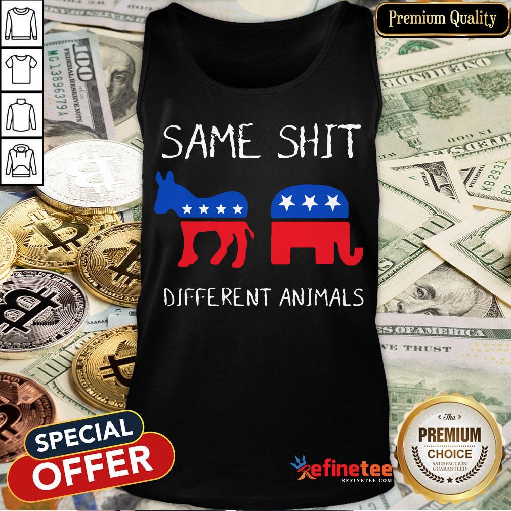 Republican And Democratic Same Shit Different Animals Shirt