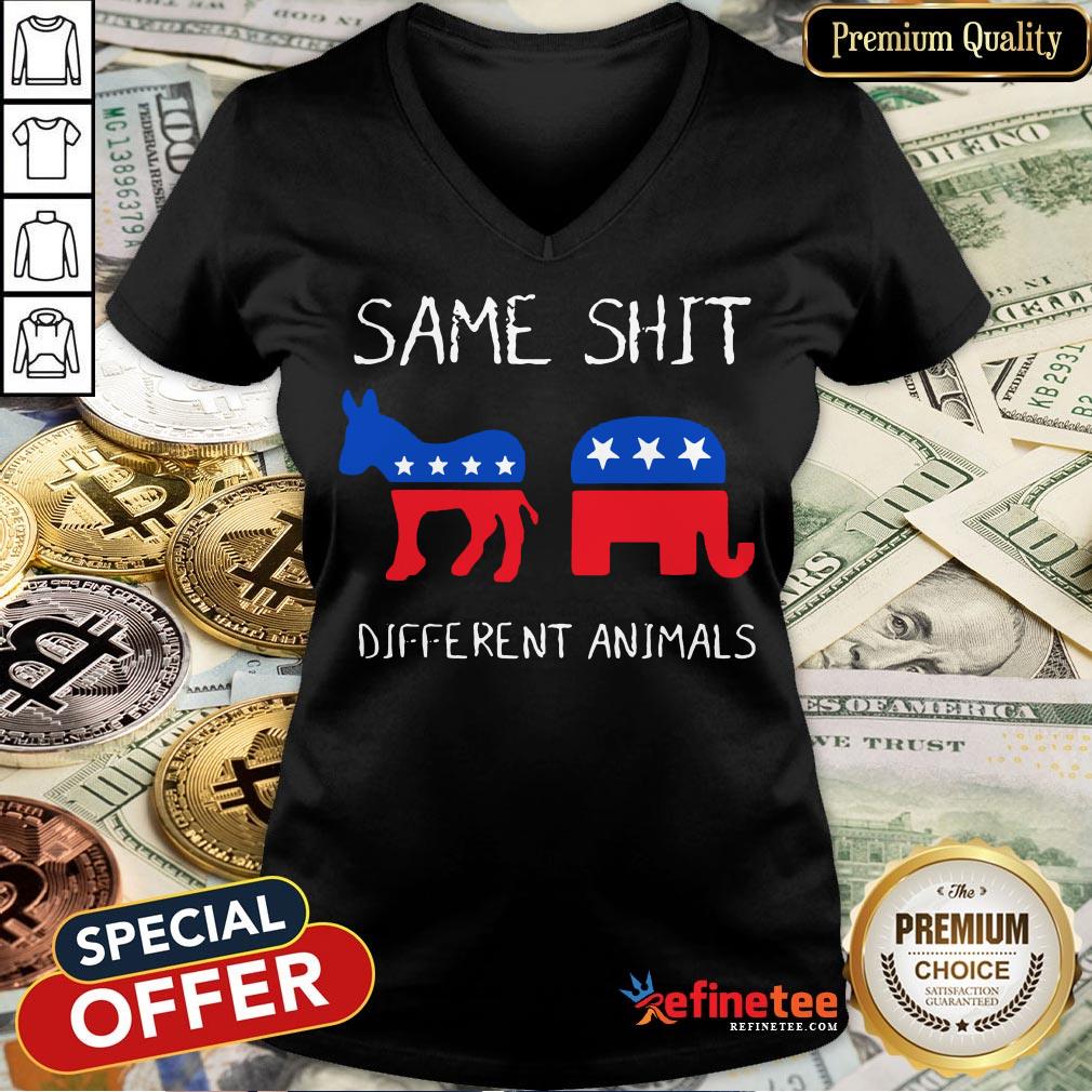 Republican And Democratic Same Shit Different Animals Shirt