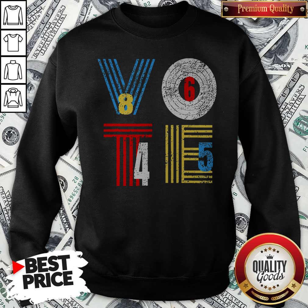 Retro Anti Trump Vote 8645 Democrat Voter Shirt