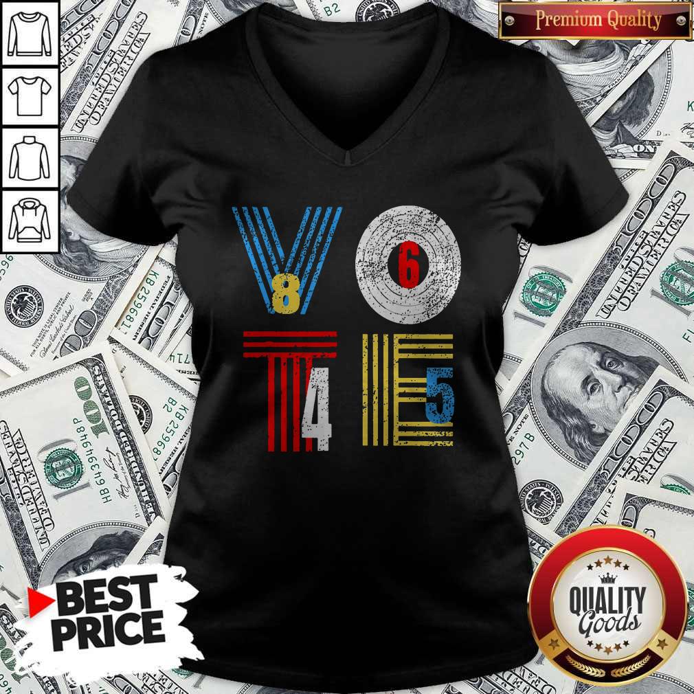 Retro Anti Trump Vote 8645 Democrat Voter Shirt