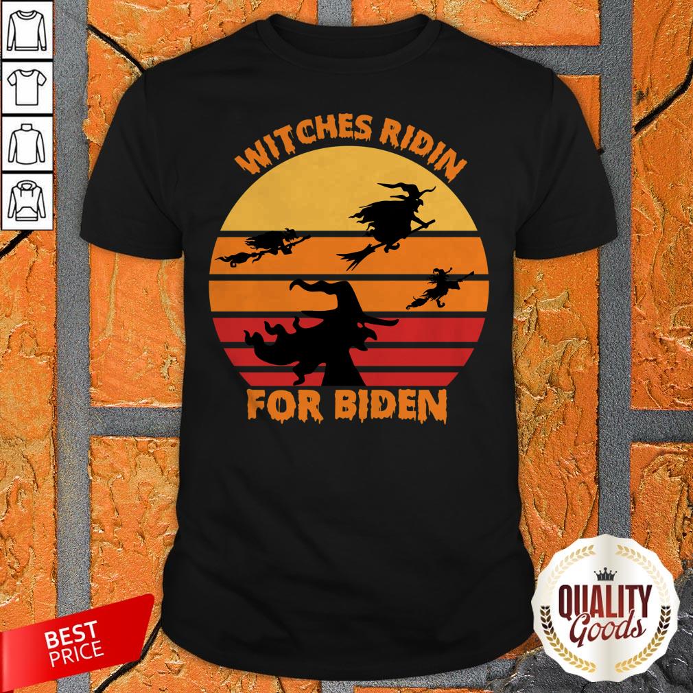Retro Vintage Witches Biden Election 2020 Halloween Shirt