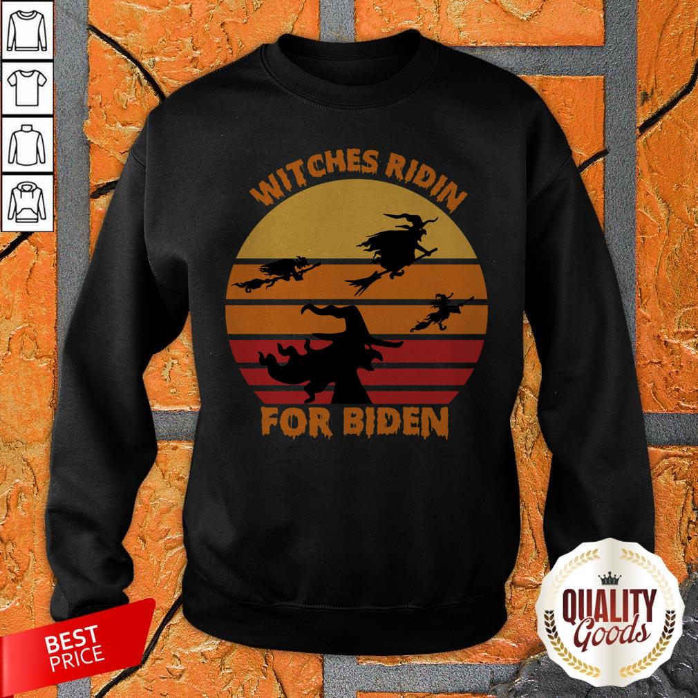 Retro Vintage Witches Biden Election 2020 Halloween Shirt