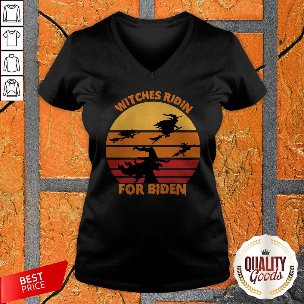 Retro Vintage Witches Biden Election 2020 Halloween Shirt