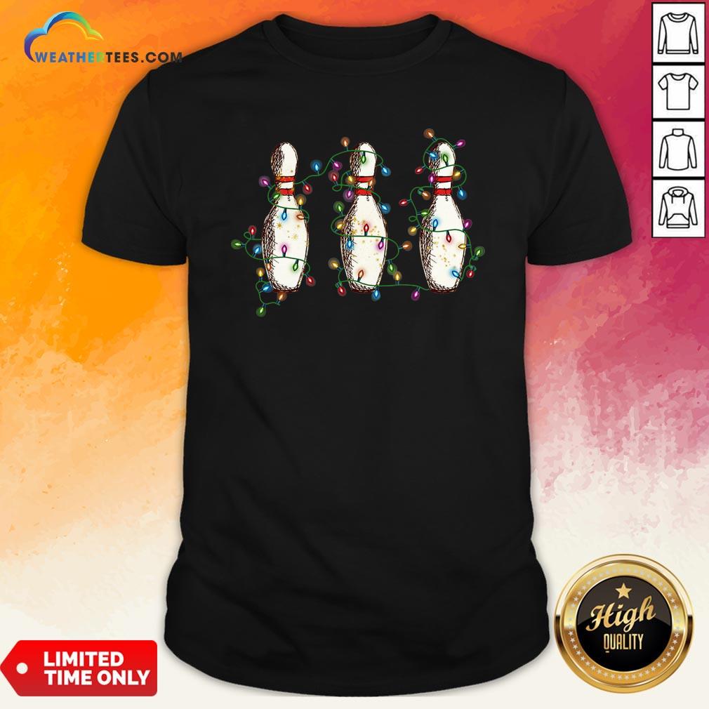 Right Bowling Merry Christmas Shirt