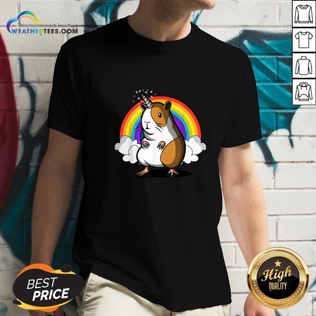 Right Guinea Unipig Rainbow Colors Shirt